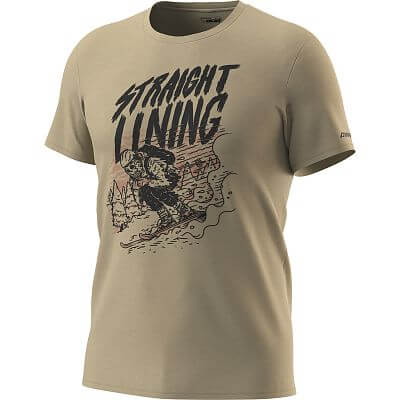 Dynafit 24/7 Artist Series Cotton T-Shirt M rock khaki/straight lining