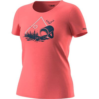 Dynafit 24/7 Artist Series Cotton T-Shirt W hot coral/mug