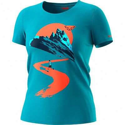 Dynafit 24/7 Artist Series Cotton T-Shirt W ocean/running