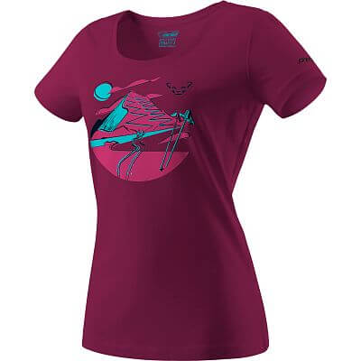 Dynafit 24/7 Artist Series Cotton T-Shirt Women beet red hike