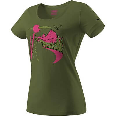 Dynafit 24/7 Artist Series Cotton T-Shirt Women winter moss summit