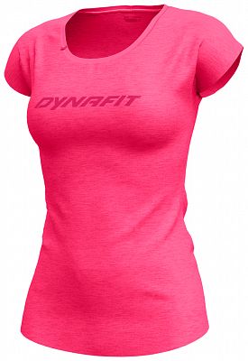 Dynafit 24/7 Logo Tee Women fluo pink melange