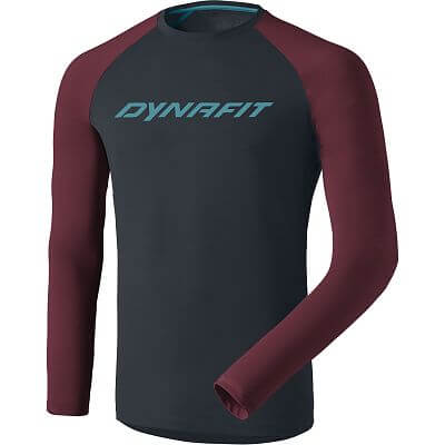 Dynafit 24/7 Long Sleeve Shirt M blueberry/burgundy