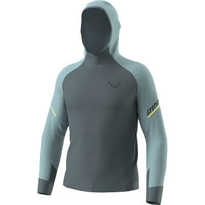 Dynafit Alpine L/S Hooded Tee M smoke blue