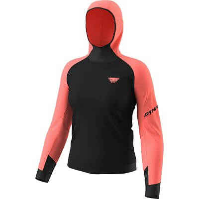Dynafit Alpine L/S Hooded Tee W ultra coral