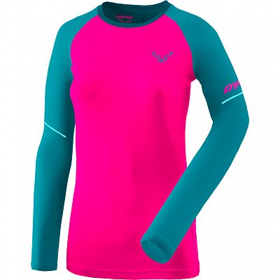 Dynafit Alpine Pro L/S Tee W ocean/pink glo