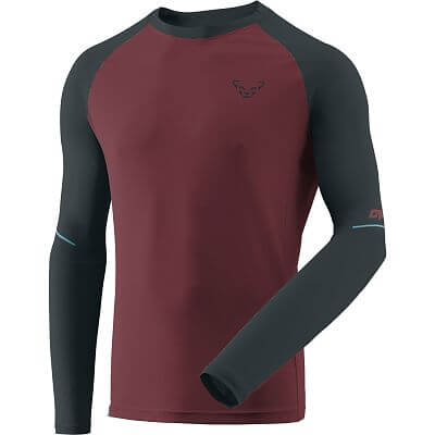 Dynafit Alpine Pro Long Sleeve Shirt M burgundy