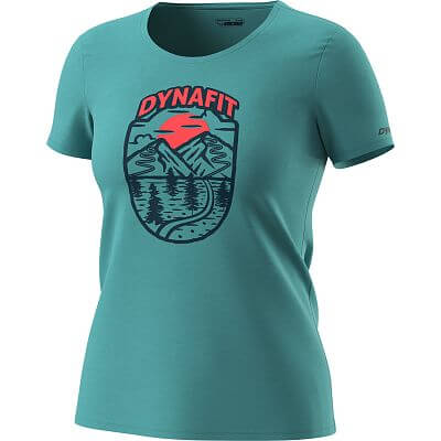 Dynafit Graphic Cotton S/S Tee W brittany blue/horizon