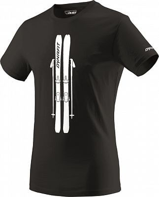 DYNAFIT Graphic Cotton SS Tee M black out skis
