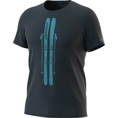 Dynafit Graphic Cotton SS Tee M blueberry/skis