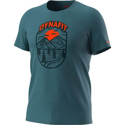 Dynafit Graphic Cotton SS Tee M mallard blue/horizon