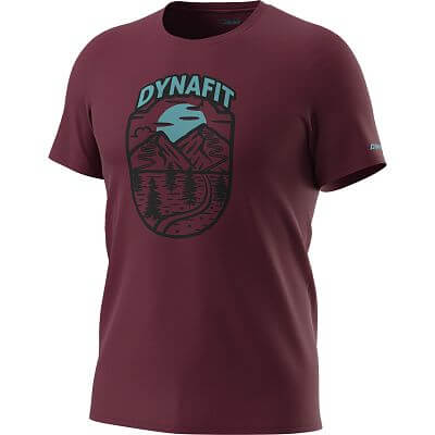 Dynafit Graphic Cotton T-Shirt Men burgundy/horizon