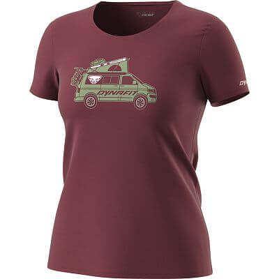 Dynafit Graphic Cotton T-Shirt W burgundy/dynavan