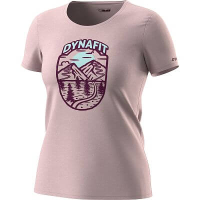 Dynafit Graphic Cotton T-Shirt W pale rose/horizon