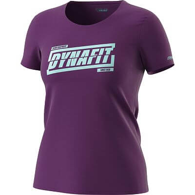 Dynafit Graphic Cotton T-Shirt W royal purple/tabloid
