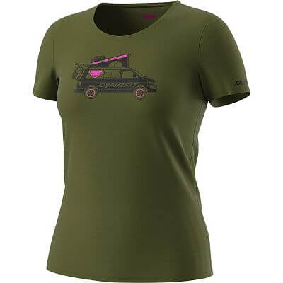 Dynafit Graphic Cotton T-Shirt Women winter moss/dynavan