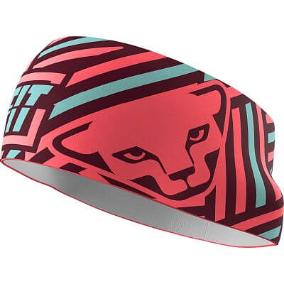 Dynafit Graphic Performance Headband fluo coral/razzle dazzle