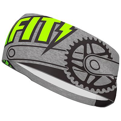 Dynafit Graphic Performance Headband quiet shade melange engine