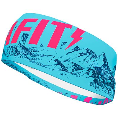 DYNAFIT Graphic Performance Headband silvretta/mountains