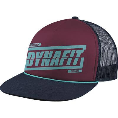 Dynafit Graphic Trucker Cap burgundy/tabloid