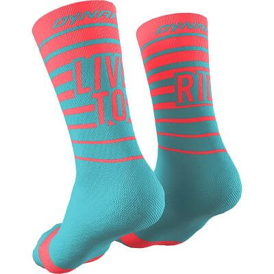 Dynafit Live To Ride Socks hot coral