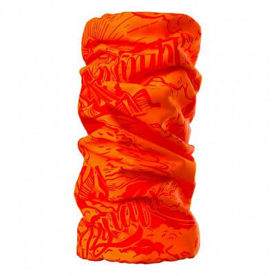 Dynafit Logo Neck Gaiter shocking orange