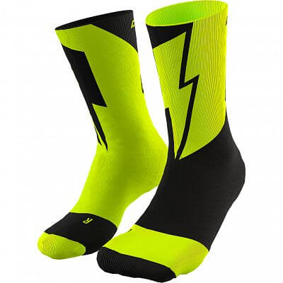 Dynafit No Pain No Gain Socks neon yellow / black out