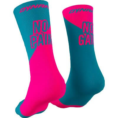 Dynafit No Pain No Gain Socks ocean pink/glo