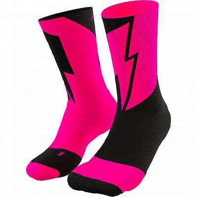 Dynafit No Pain No Gain Socks pink glo / black out