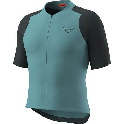 Dynafit Ride Light Short Sleeve 1/2 Zip Jersey Men storm blue / blueberry