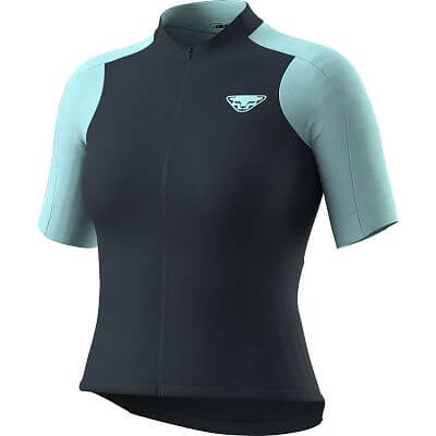 Dynafit Ride Light Short Sleeve Full Zip Jersey Women blueberry / marine blue