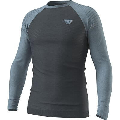 Dynafit Tour Light Merino L/S Tee M smoke blue