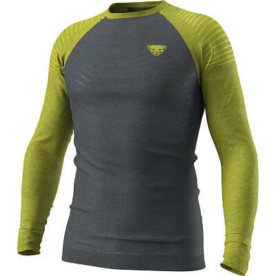 Dynafit Tour Light Merino M L/S Tee golden lime