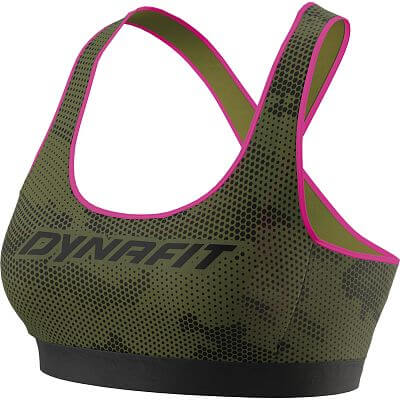 Dynafit Trail Graphic Bra W winter moss/exagon camo