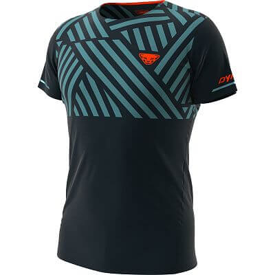 Dynafit Trail Graphic Shirt M storm blue/razzle dazzle