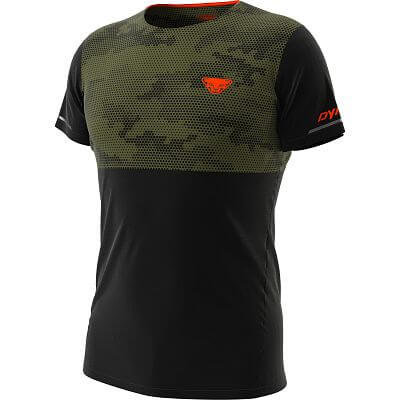 Dynafit Trail Graphic Shirt M winter moss/exagon camo