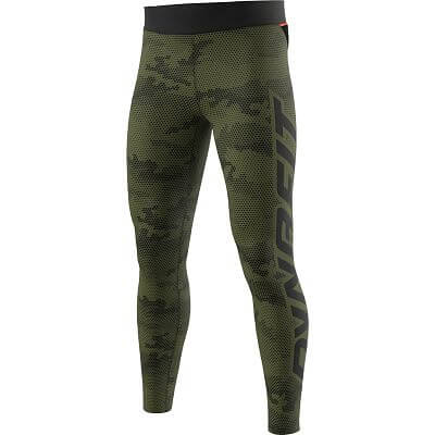 Dynafit Trail Graphic Tights M winter moss / exagon camo