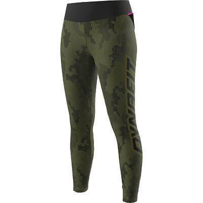 Dynafit Trail Graphic Tights W winter moss / exagon camo