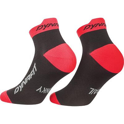 Dynafit Trail Short Socks black out/ultra coral