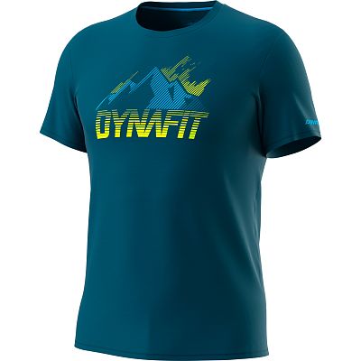 Dynafit Transalper Graphic S/S Tee M petrol