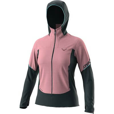 Dynafit Traverse Alpha® Hooded Jacket Women mokarosa