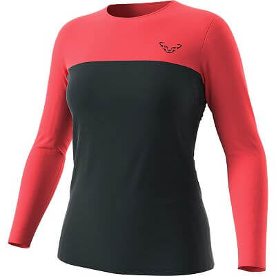 Dynafit Traverse S-Tech L/S Tee W blueberry/hot coral