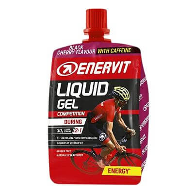 Enervit Liquid Gel Competition s kofeinem - višeň