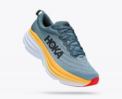 Hoka One One M Bondi 8 Wide goblin blue / mountain spring