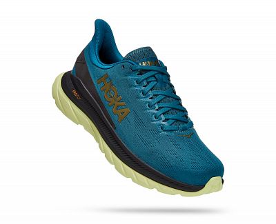 Hoka One One M Mach 4 blue coral / black