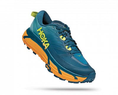 Hoka One One M Mafate Speed 3 coastal shade / radiant yellow