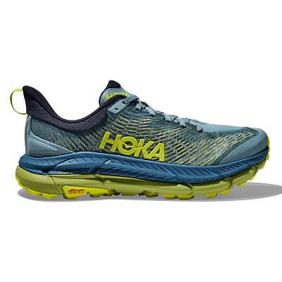 Hoka One One Mafate Speed 4 M stone blue / dark citron