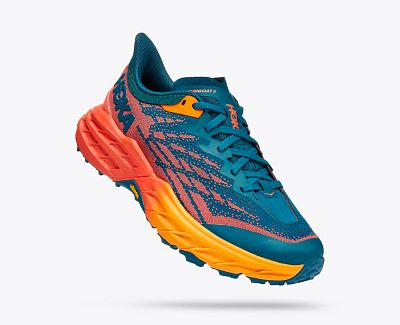 Hoka One One Speedgoat 5 Wide W blue coral / camellia