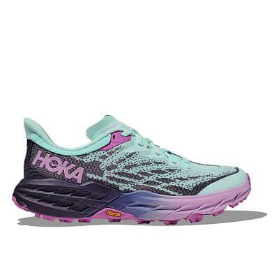 Hoka One One Speedgoat 5 Wide W sunlit ocean / night sky