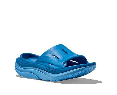 Hoka One One U Ora Recovery slide coastal sky / all aboard